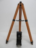 Old Kodak Autographic Brownie Fold out camera and wood tripod