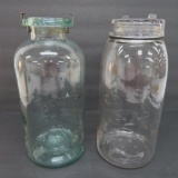 Two Old Canning Jars, Western Pride and Crystal Jar
