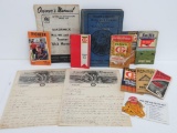 Farm Related manuals, calendar books and ephemera