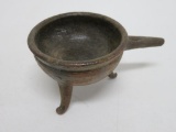August Henschel Pottery fat oil burner, Colgate Wisconsin, 2
