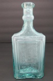 H Lake's Indian Specific Bottle, aqua, 8