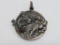 Ornate Dragon and Tiger Pendant, 1 1/2