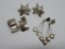 Three sets of 925 sterling earrings