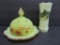 New Hampshire and Tolchester Beach Custard Glass Souvenirs