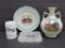 Four Iowa Souvenir items, china and glass