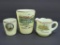 Wyoming, Oregon and Montana custard glass souvenirs