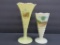 Souvenir advertising from NH and LA, vases, custard glass