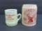 Two Elks fraternal souvenirs, mug steins, 1901/1902