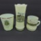 Stoughton, Plymouth and Marathon City Custard glass souvenirs