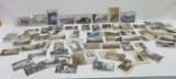 Postcards, black and white & real photo, about 100 cards