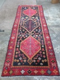 1930 Kurdish Sonqur Persian Rug, 3' 10