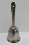 Sterling silver service bell, 5