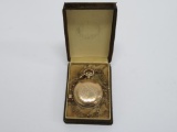 Elgin Pocket Watch and Chain with box, 7 jewels