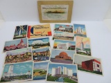 24 pieces of Worlds Fair Exhibition ephemera, mostly postcards