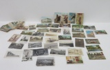 About 130 Postcards, scenic and travel, US