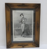 Framed Engraving of Tyrone Power,