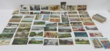 About 150 scenic travel US postcards