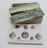 About 150 postcards, US, travel and scenic