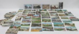 About 150 postcards, US, travel and scenic