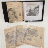 Tyrone Power newspaper articles, photos and ephemera