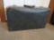 Leather suitcase