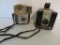 Two Vintage Kodak cameras, Brownie Starmite and Hawkeye