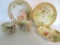 RS Germany China lot, lovely floral dishes and plates