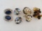 Signed Vintage Earrings, clip ons