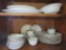 Homer Lauglin China, partial set, some crazing and staining noted