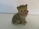 Miniature Kitten cast iron doorstop paperweight