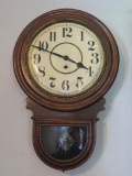 Oak frame Regulator Clock