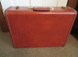 Vintage Leather Samsonite Suitcase