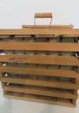 A & P Coop wood egg crate, 12