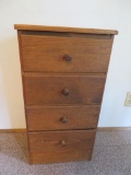 Pine 4 drawer chest, 27