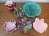 Assorted Mid Century decorative dishes