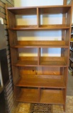 Wood Bookshelf, 5' 10