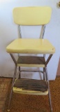 1959 Cosco step stool, yellow
