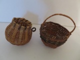 Two minature baskets