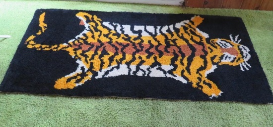 Tiger Hook Rug, 70" x 36"