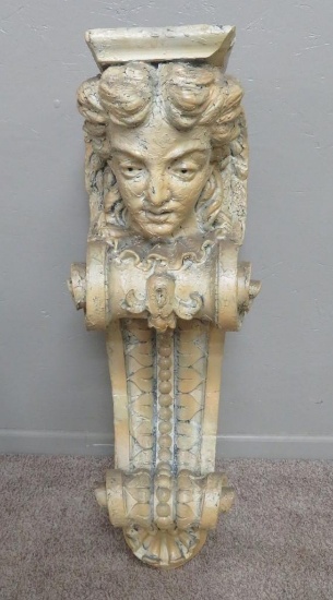Large Antique Figural Corbel, architectural detail