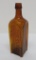 The Globe Tonic Bitters bottle, amber, 9 1/2