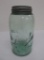 Genuine Boyd Mason Jar, aqua, 7