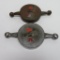 Two Bulldog Mac Fire Dept Suction Caps, 13