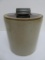 Macomb Pottery Stoneware Jar, two tone, 8