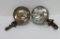 Two Dietz Chrome NY Spot Lights, with brackets, 6