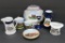 Eight pieces of Wisconsin Souvenir china
