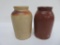 Two C Hermann & Co Preserve Jars, 6 3/4