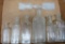 Eight Milwaukee Pharmacy and Druggist bottles, clear, 3 1/2