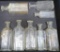 Eight Milwaukee Pharmacy and Druggist Bottles, clear, 3 1/2