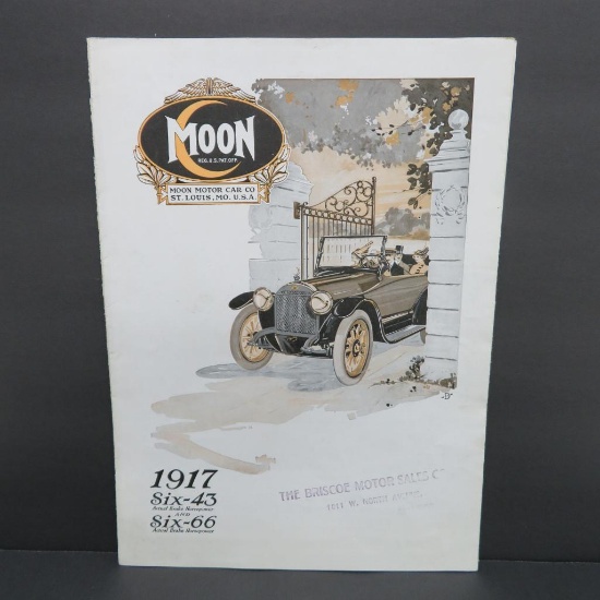 1917 Moon Motor Car brochure, fold out